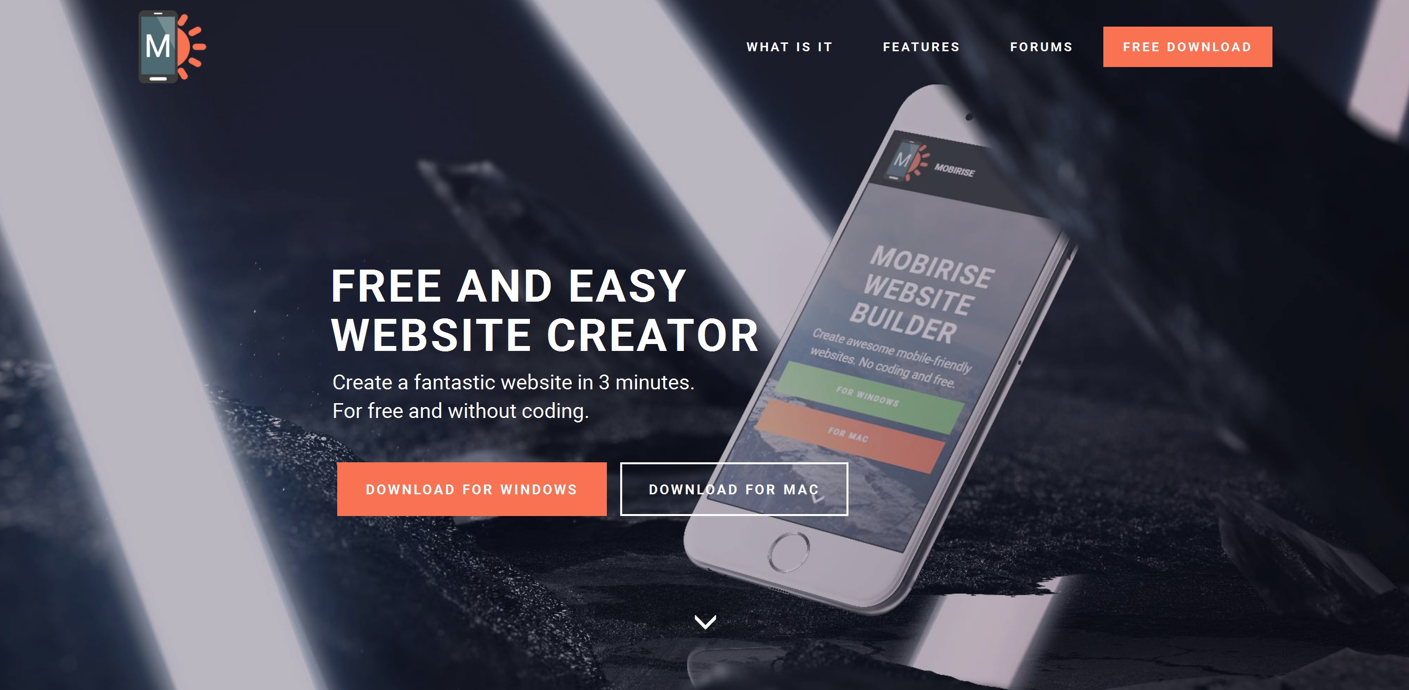 Mobile Simple Website Creator Software