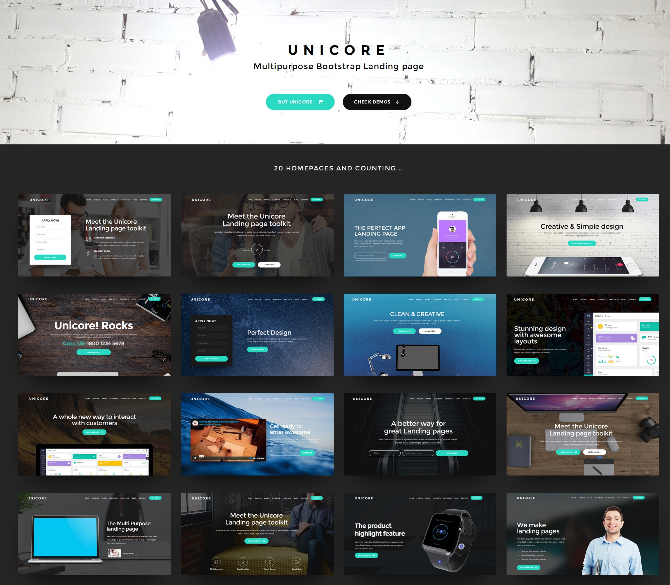 HTML5 Bootstrap Website Theme