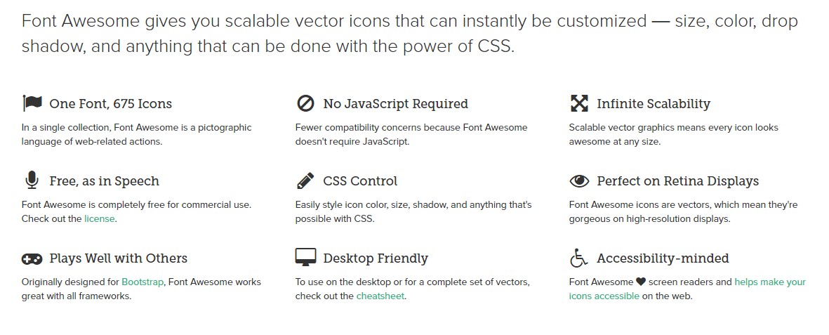 Most  favored icons