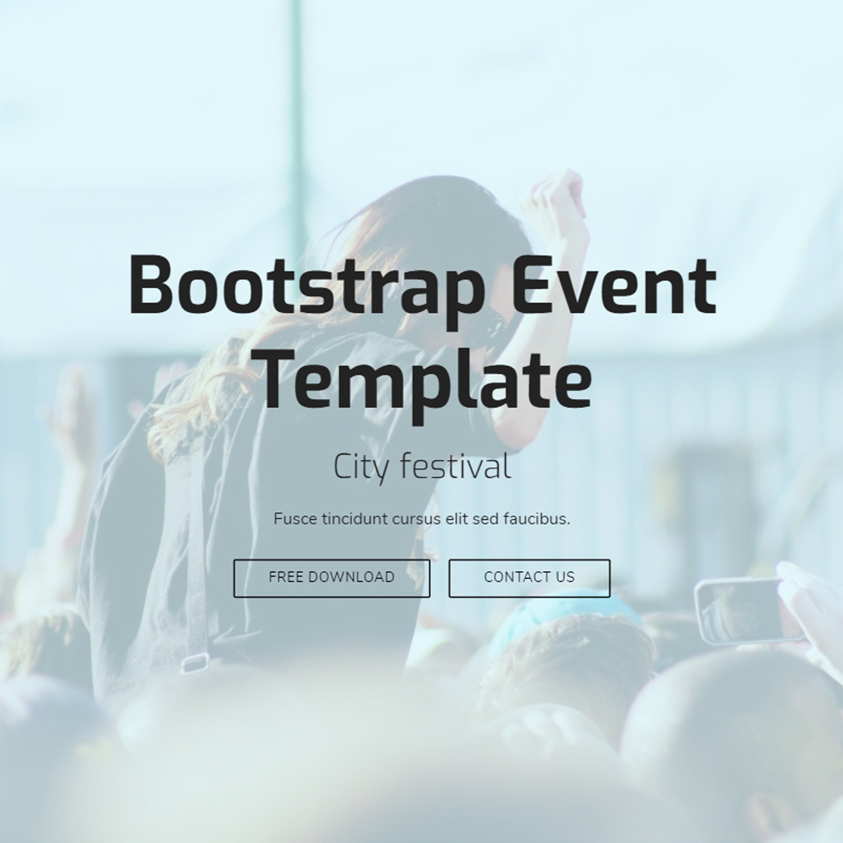 CSS3 Bootstrap Event Themes