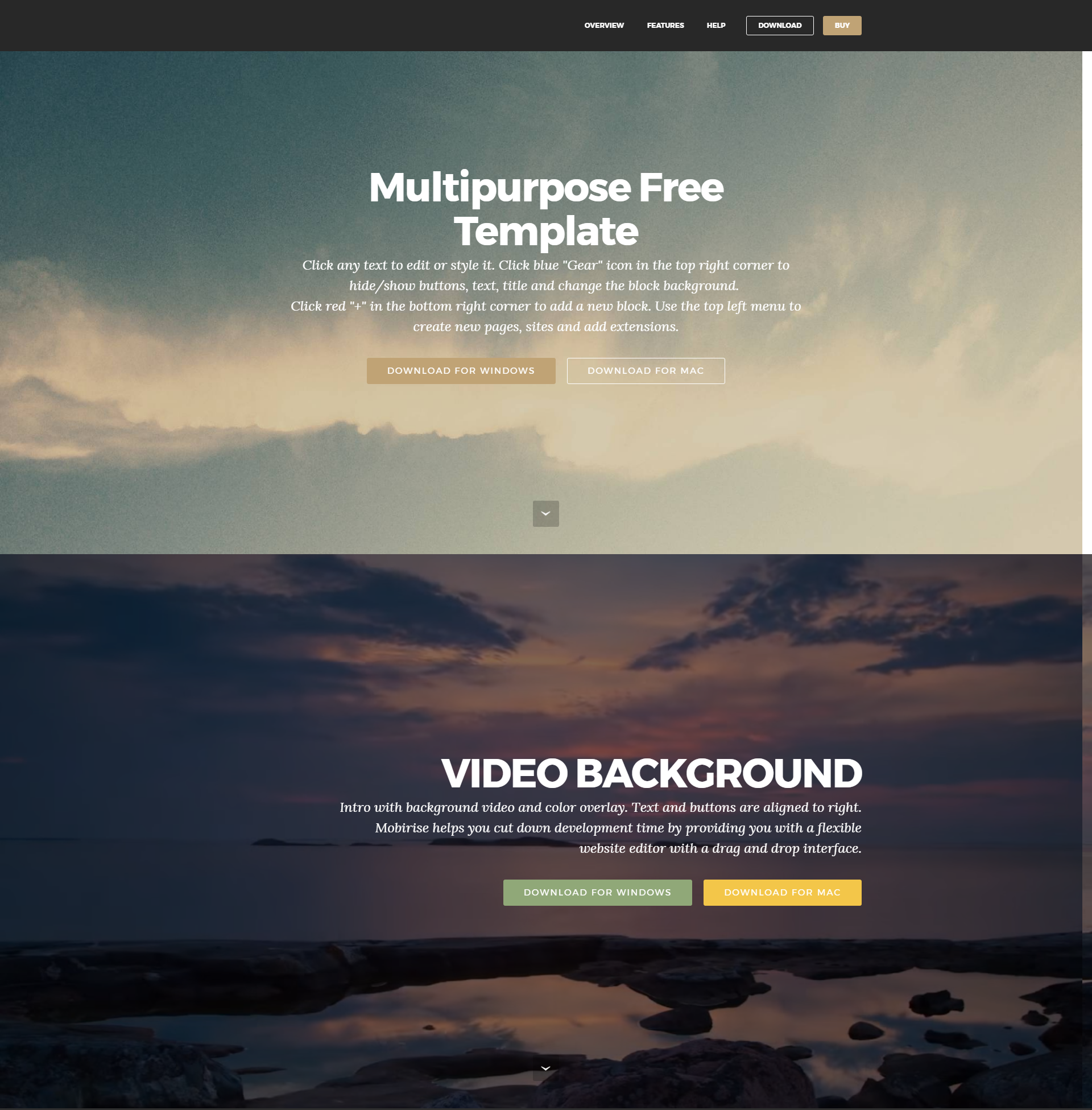 HTML Bootstrap Themes