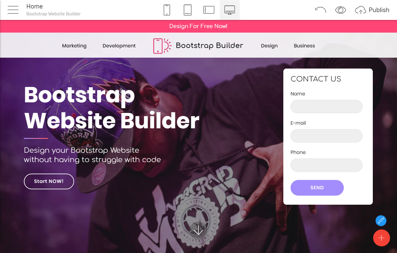 Responsive Template Builder